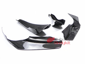Kit de Carrocería de Fibra de Carbono para Skyline <span class=keywords><strong>R33</strong></span> GTR, Parachoques Delantero, Alerón, Divisor, Valance, 4 Piezas - Product Image 2