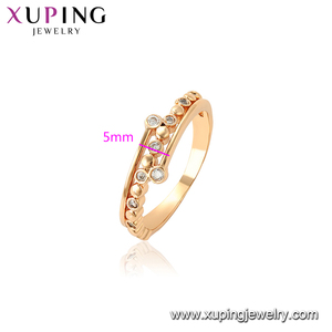 15221 xuping top vente produit <span class=keywords><strong>super</strong></span> populaire 2 grammes bague avec 18 k plaqué or - Product Image 2