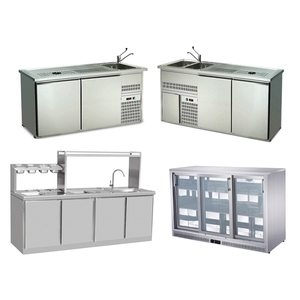 Ristorante Hotel Open Kitchen Cocktail <span class=keywords><strong>Bar</strong></span> Counter tavolo in marmo <span class=keywords><strong>attrezzature</strong></span> da <span class=keywords><strong>Bar</strong></span> e utensili Set insalata <span class=keywords><strong>Bar</strong></span> Drink Display - Product Image 1