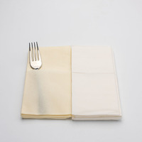 Serviettes de Cocktail jetables en pâte de bois, 100 pièces, emballage personnalisé, serviettes en papier, tissu doux, pour Restaurant