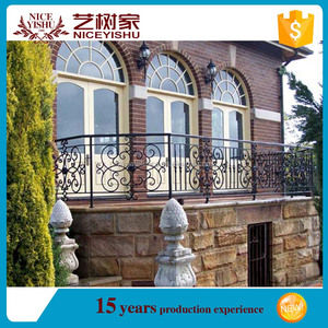 Moderna de hierro forjado diseño de parrilla de ventana, casa forjado barandilla del balcón - Product Image 4