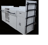 Tienda moderna Mostrador de diseño para tienda de ropa/tienda de madera caja contador diseño