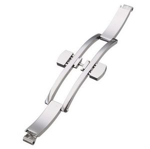 Fermoir déployant personnalisé pour bracelet de montre Boucle de montre en acier inoxydable papillon pliable - Product Image 1