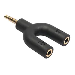 U Vorm 3.5Mm Y Splitter Voor Audio Stereo Hoofdtelefoon En Microfoon Cabletolink 2019