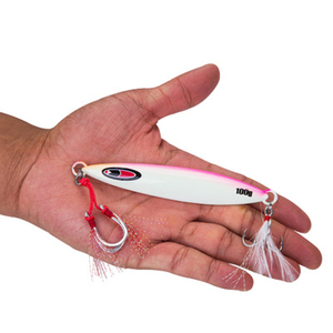 Offre Spéciale 80g 100g 120g 150g 180g 200g 250g mer secouer lentement métal jigging cuillère de pêche fer lumineux plomb leurre de pêche