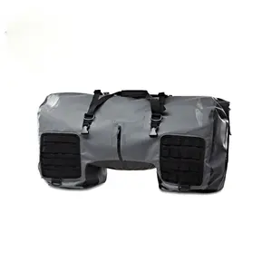 Nuovo Design naturale borse da sella per moto 500D PVC borsa laterale per moto bagaglio impermeabile per moto 500 pezzi