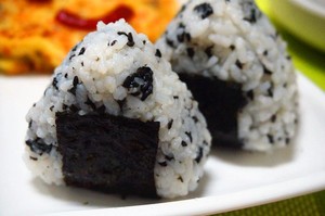 Sintel-Bola de arroz triangular, comida, verde oscuro - Product Image 3