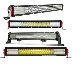 2019 最新越野 Led 灯带免费标志, hima 4 排汽车 888 w 50英寸弯曲卡车 Led 灯吧