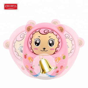ABS bébé interaction moutons de <span class=keywords><strong>bande</strong></span> <span class=keywords><strong>dessinée</strong></span> hochet cloche tumbler jouet roly poly oeuf - Product Image 2