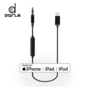 MFi <span class=keywords><strong>8</strong></span> broches à 3.5mm <span class=keywords><strong>Jack</strong></span> mâle Aux Audio câble détachable pour <span class=keywords><strong>iphone</strong></span> XR - Product Image 1