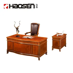 Haosen Rafflo 0815 # Exécutif Table fournisseur belle coutume en bois bureau de chef de bureau