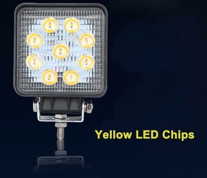 도매 광장 방수 IP67 4 인치 27 와트 24 볼트 <span class=keywords><strong>led</strong></span> 트럭 장착 작업 조명 트랙터