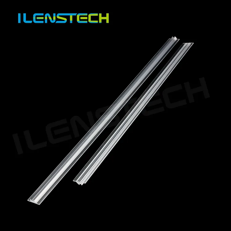 Ilenstech 1 Meter tiêm nhựa hồ sơ 30 60 90 độ LED tuyến tính ống kính ống kính Ống kính quang điốt ống kính