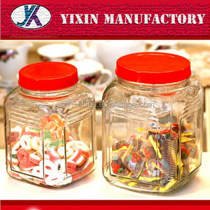 Almacenamiento hermético por encargo de vidrio tarro <span class=keywords><strong>krosno</strong></span> vidrio - Product Image 1