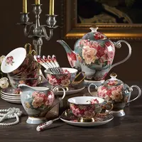 Vintage Ceramic Tea Cup and Saucer Set