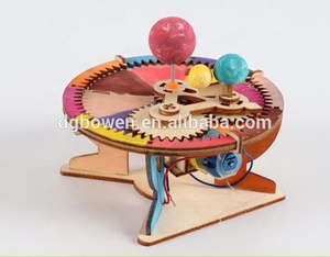Pendulo Space Planet 3D de madera para montar, juguetes de regalo de construcción - Product Image 6