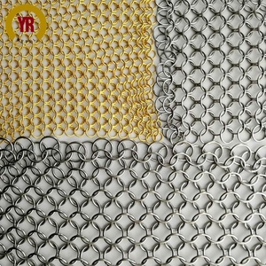 מלון דקור וילונות מתכת שרשרת דואר רשת וילון - Product Image 3