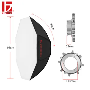 JINBEI M-950 קוטר 95cm סטודיו מתומן סטודיו Softbox עם Bowens הר עבור Strobe פלאש אור דיוקן סטודיו צילום