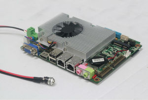 Mini pc hm67 3.5 con el apoyo de la placa base de doble núcleo i3 placa base y chipset hm67/2*1000m rj45 para firewall - Product Image 1