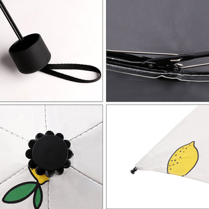 Paraguas de bolsillo pequeño, <span class=keywords><strong>sombrilla</strong></span> <span class=keywords><strong>plegable</strong></span> de cinco pliegues, con impresión de logotipo, promoción de alta calidad - Product Image 5