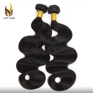 Alibaba Prezzo delle Azioni 7A Grade vendita Calda Alibaba Prezzo delle Azioni Nero Naturale Peruviano Capelli Umani Del Virgin