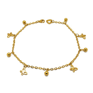 Cheap Wholesale Girls Gift Stylish Stainless Steel Jewelry <strong>Gold</strong> Moon Charm <strong>Anklet</strong> <strong>Bracelet</strong> - Product Image 6