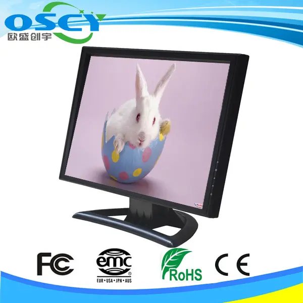 17-дюймовый цветной телевизор ЖК-монитор сенсорная панель ПК / дисплей компьютера монитор с VGA порт для TV / системы видеонаблю