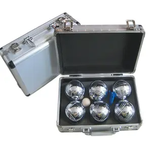 <span class=keywords><strong>Juego</strong></span> <span class=keywords><strong>De</strong></span> 6 Boules <span class=keywords><strong>De</strong></span> Petanque Deportivos Y <span class=keywords><strong>De</strong></span> Entretenimiento En Aleación Presentado En Un Elegante Estuche <span class=keywords><strong>De</strong></span> Regalo - Product Image 1