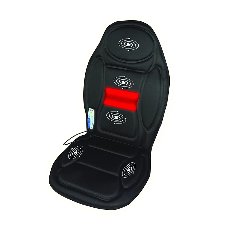 5 massage motors 12V 800ma electric massage seat cushion with heat