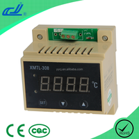 Controlador de Temperatura PID YUYAO CJ XMTL-308 de 35 mm, Estándar, Deslizante, Inteligente, de Una Sola Fila, con Pantalla de 4 LED, 85-242 V