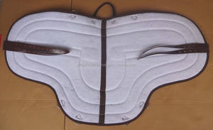 Selle en cuir suédé à dos nu - Product Image 5