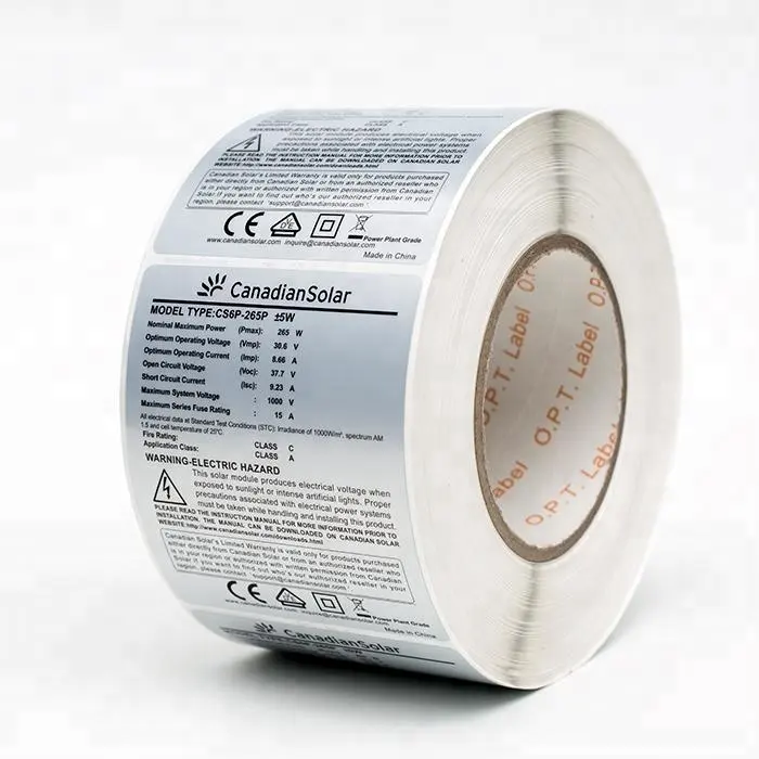 China supplier custom security label roll stickers with serial number