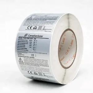 China supplier custom security label roll stickers with serial number