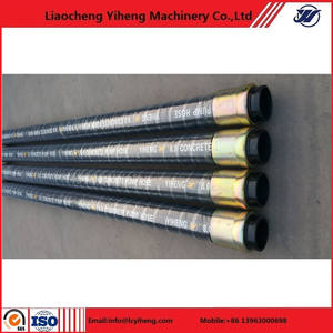 Hersteller versorgung <span class=keywords><strong>2</strong></span>,5 ''3'' 4 ''5'' 6 ''High Pressure Betonpumpe gummischlauch mit zwei enden - Product Image 3