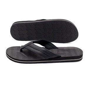 Tong d'été en <span class=keywords><strong>cuir</strong></span> eva noir antidérapant pour <span class=keywords><strong>hommes</strong></span>, design personnalisé, marque Oem, tong en vrac, - Product Image 6
