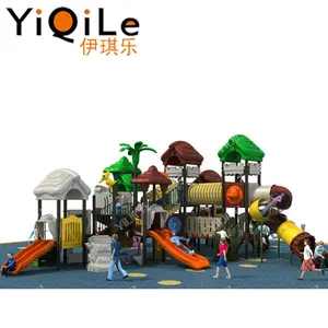 Nuevo certificado mejor calidad juegos de Aire Libre juegos al aire libre para niños de diapositivas multi-funcional combinación de plástico diapositiva de YIQILE