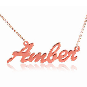 <span class=keywords><strong>Collier</strong></span> <span class=keywords><strong>personnalisé</strong></span> à prix avantageux avec votre nom, rose dorée infinie, bijoux personnalisés uniques - Product Image 6