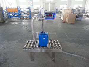 Máquina de llenado de pesaje de aceite lubricante semiautomática, máquina taponadora, pegamento de pintura, máquina de envasado de aceite lubricante para motor - Product Image 5