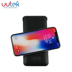 UUTEK RSQ3-AW With charging cable Multifunction Wireless Powerbank 5000Mah Qi Wireless Powder Bank Charger
