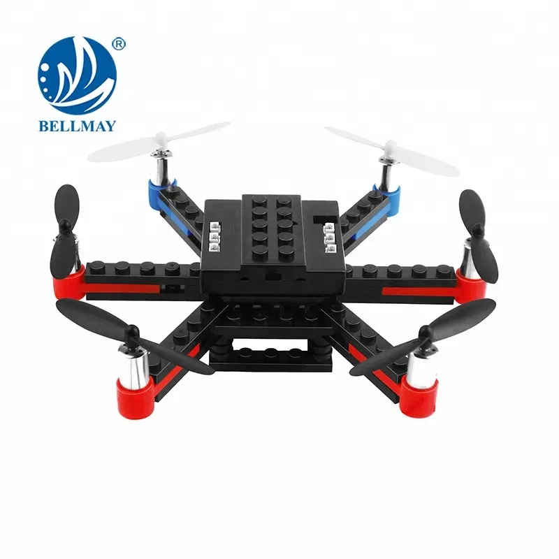 Bemay Toy 2.4GHz 6-Axis DIY Flying Block Bricks Drone for Korea STEM Education