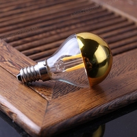 Globe led personnalisé G45 2w 4w 6w, e14, e27 220v, ampoule à filament 2700k