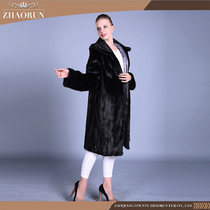 100% giacca di <span class=keywords><strong>pelliccia</strong></span> di visone lungo nero vero Parka in <span class=keywords><strong>pelliccia</strong></span> di visone nero classico <span class=keywords><strong>con</strong></span> <span class=keywords><strong>cappuccio</strong></span> - Product Image 2