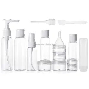 Refillable TSA Approved Squeezable Leak Proof Travel Toiletries Liquid Containers 2 oz