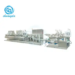 CD-2000H-máquina de fabricación de toallitas húmedas, línea de producción de tejidos húmedos, de 30 a 120 Uds.