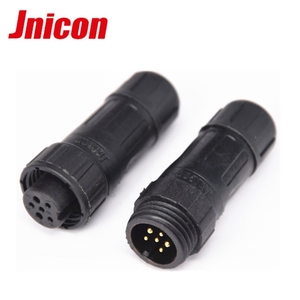 Jnicon m16 ip68 תקע 2 + 4 פינים לוח הר מחבר חשמל חיצוני עמיד למים - Product Image 2