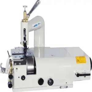 Máquina de coser usada en stock, gran cantidad, máquina de cortar bolsos de cuero industrial