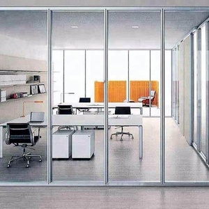 Cadre en aluminium mural en verre trempé, coulissant, 1 pc - Product Image 2
