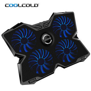 Meilleur vendeur d'<span class=keywords><strong>Amazon</strong></span> Coolcold Support de refroidissement pour ordinateur <span class=keywords><strong>portable</strong></span> Quatre ventilateurs Alimenté par USB <span class=keywords><strong>Refroidisseur</strong></span> pour ordinateur <span class=keywords><strong>portable</strong></span> - Product Image 3