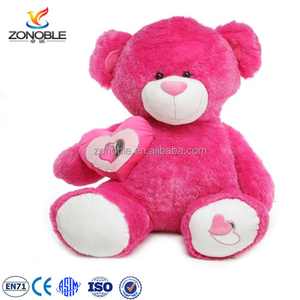 Orsacchiotto di <span class=keywords><strong>Peluche</strong></span> Bianco Personalizzato OEM ODM con Decorazione Cupcake a <span class=keywords><strong>Cuore</strong></span> Rosso e Scritta 'Ti Amo' per Regalo di San Valentino - Product Image 3