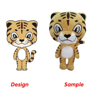 Peluche personnalisée, jouet en peluche, poupée en peluche, design personnalisé, dessin animé, jeu vidéo, Portrait d'animal en peluche - Product Image 6